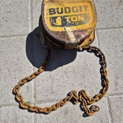 Budgit 1 Ton Chain Hoist Not Working Tool Shop Garage Tools Display