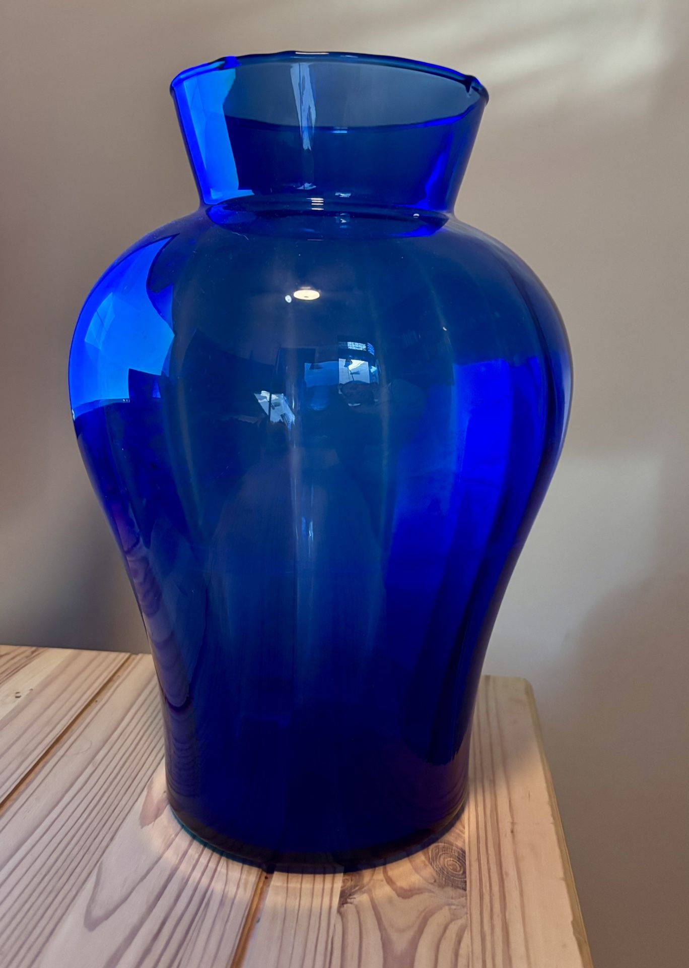Blue Glass Vase