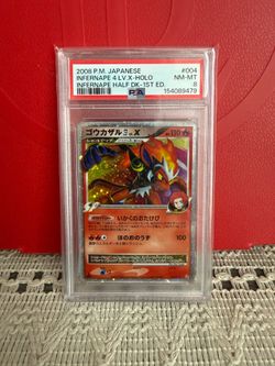 Pokemon Infernape JP PSA 8