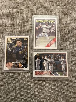 Topps Series 1 Autograph Corbin Carrol, LA Dodgers SSP, Luis Urias SSP