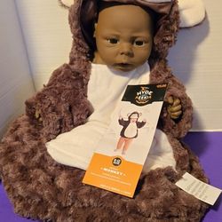 Baby Doll With Monkey Costume 