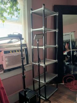 Plastic shelf