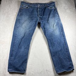 Vintage Levi’s 501 Men’s Size 42x28 Blue Big In Tall Whisker 90s Y2K Jeans #1939