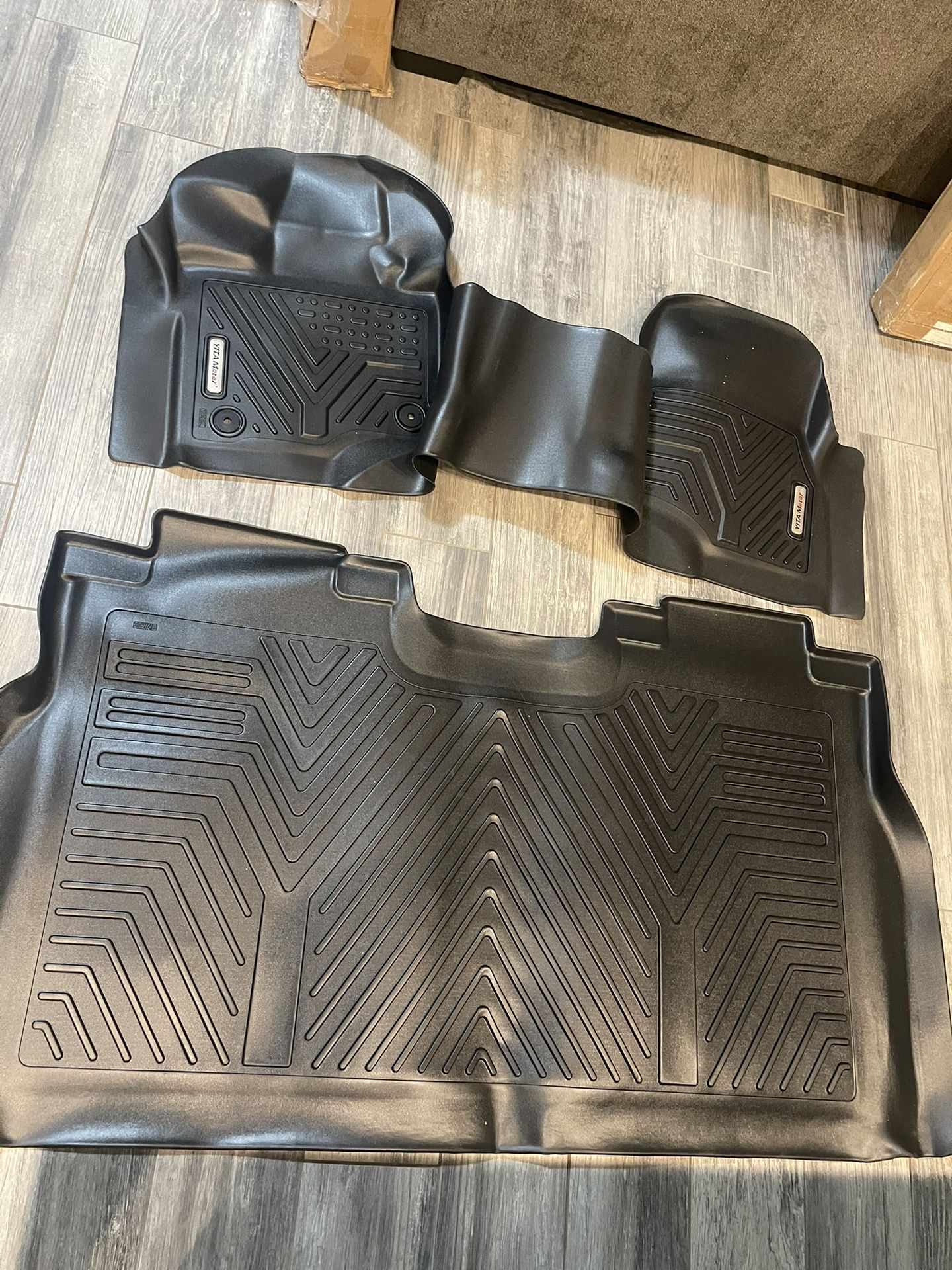 Floor Mats For 2015-2023 Ford F-150 / F150 Lightning SuperCrew Cab