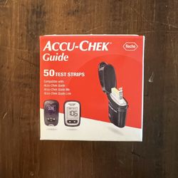 New Factory Sealed in Box Accu-Chek 50 Glucose Test Strips ($10 Per Box Or Both For $15)