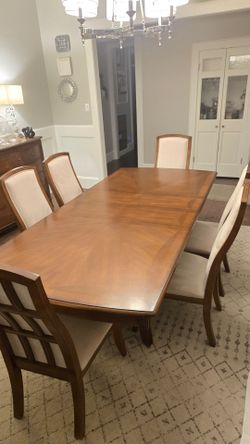 Formal Dining Table and 6 Chairs $1,200