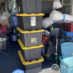 27 Gallon HDX storage bins