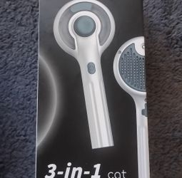 3-in-1 Dog Grooming Tool - Gray