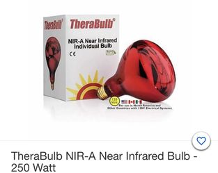 New! Therablub Nir- a Near I fared Incandescent Bulb 250 W