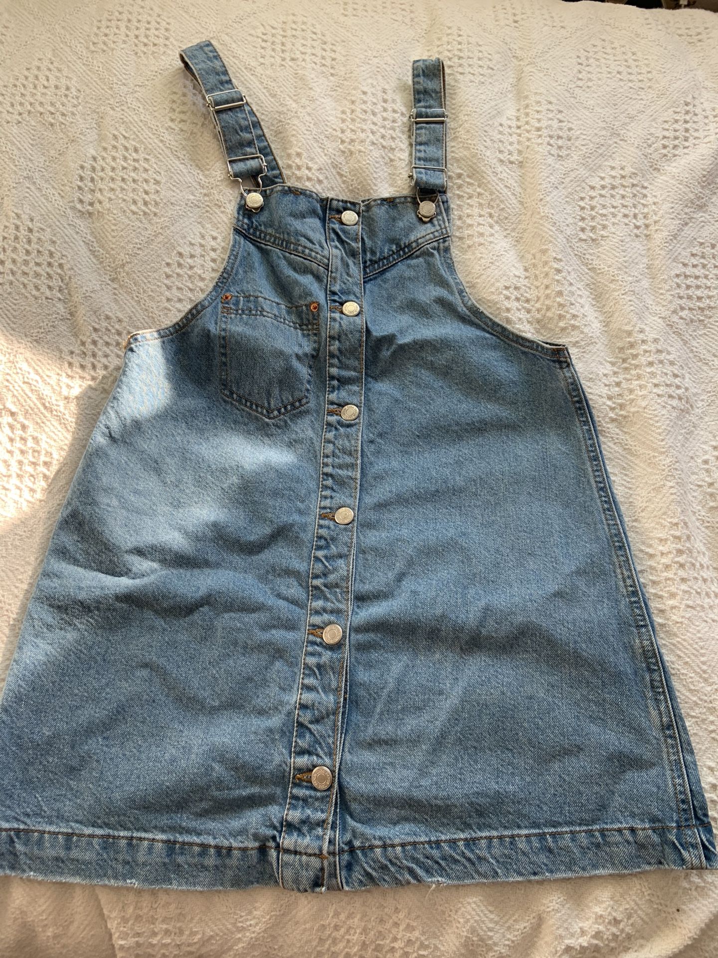 Zara Girl’s Denim Overall Dress (13/14)