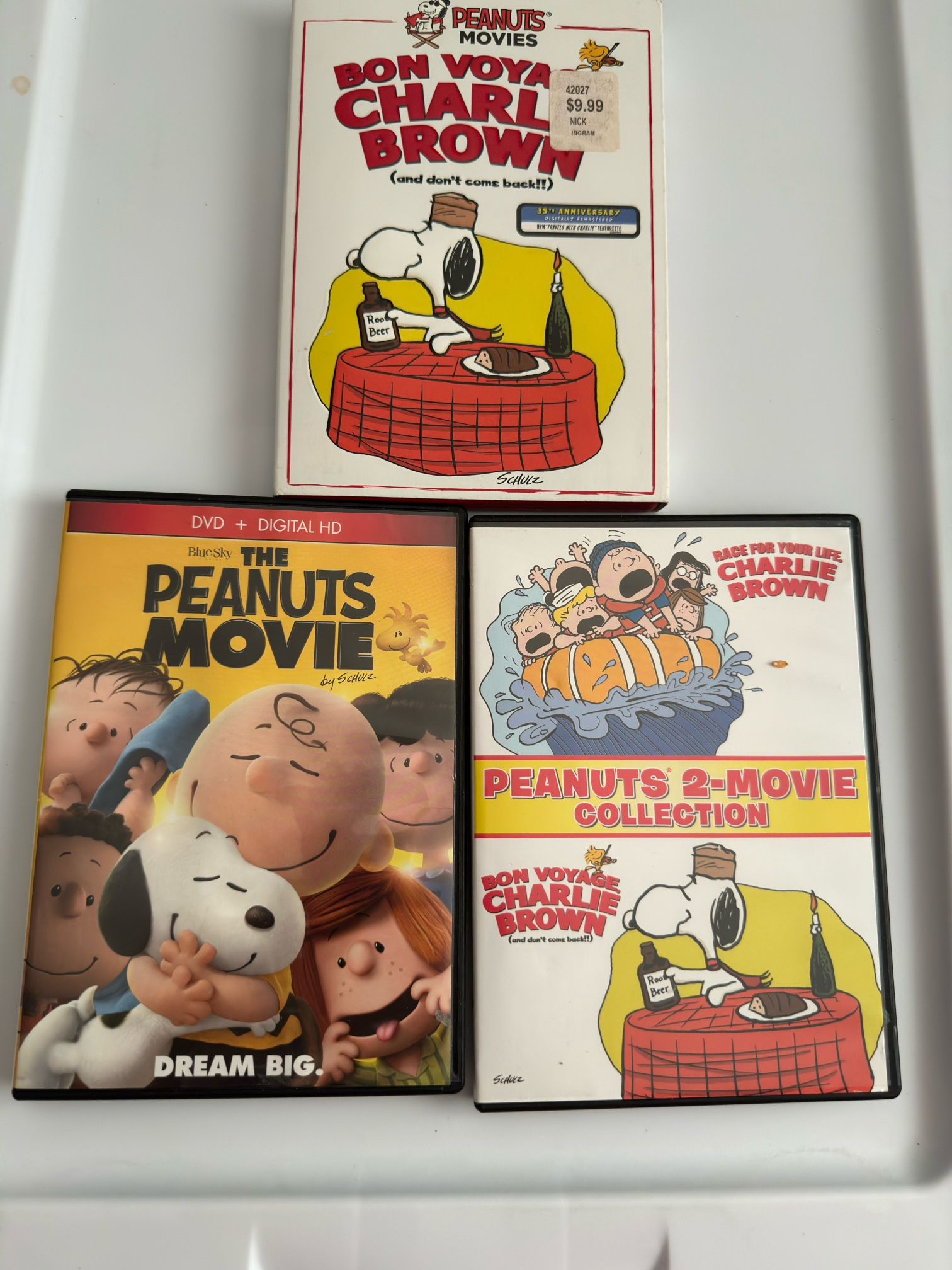 Charley brown DVDs