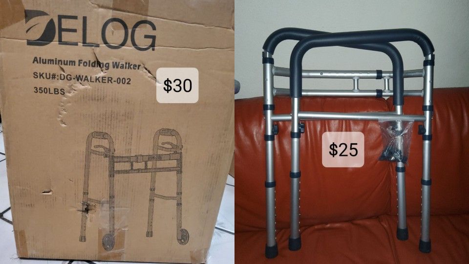 Walker Folding Shower Chair Bed Safety Rail Knee Scooter