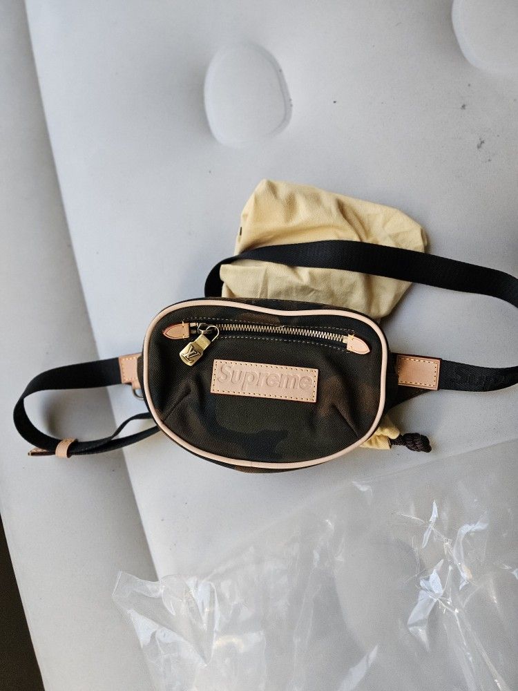 LV X Supreme Camouflage Bumbag