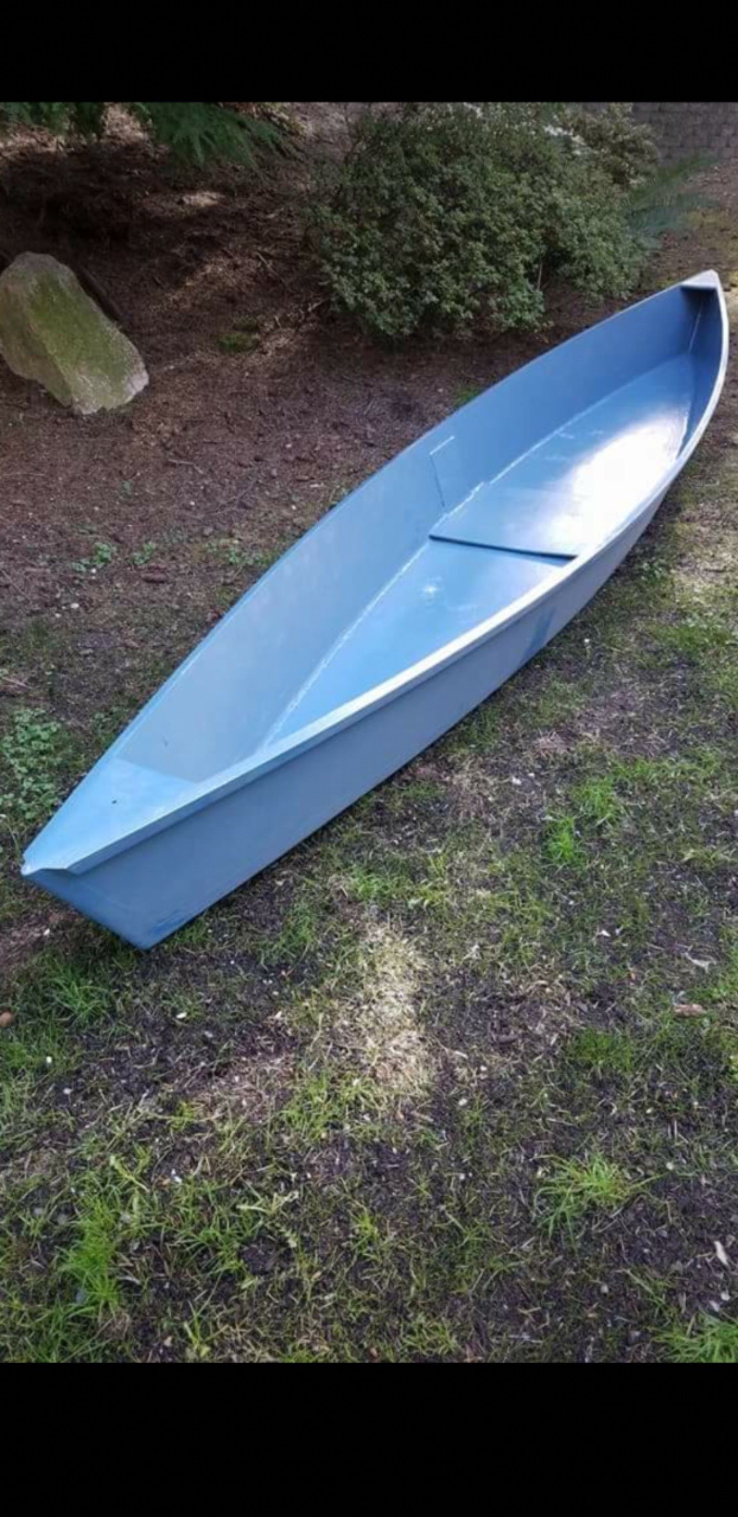 15' hand crafted flat bottom canoe