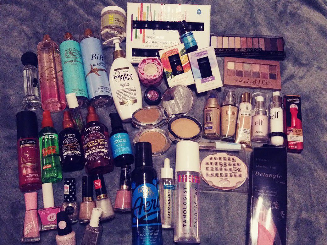 Lot of beauty products