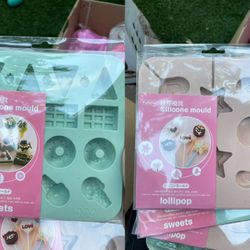 sweets chocolate lollipop Silicone mold
