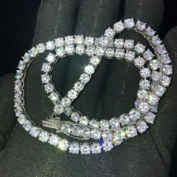 Iced Out Diamond Tennis Chain💎