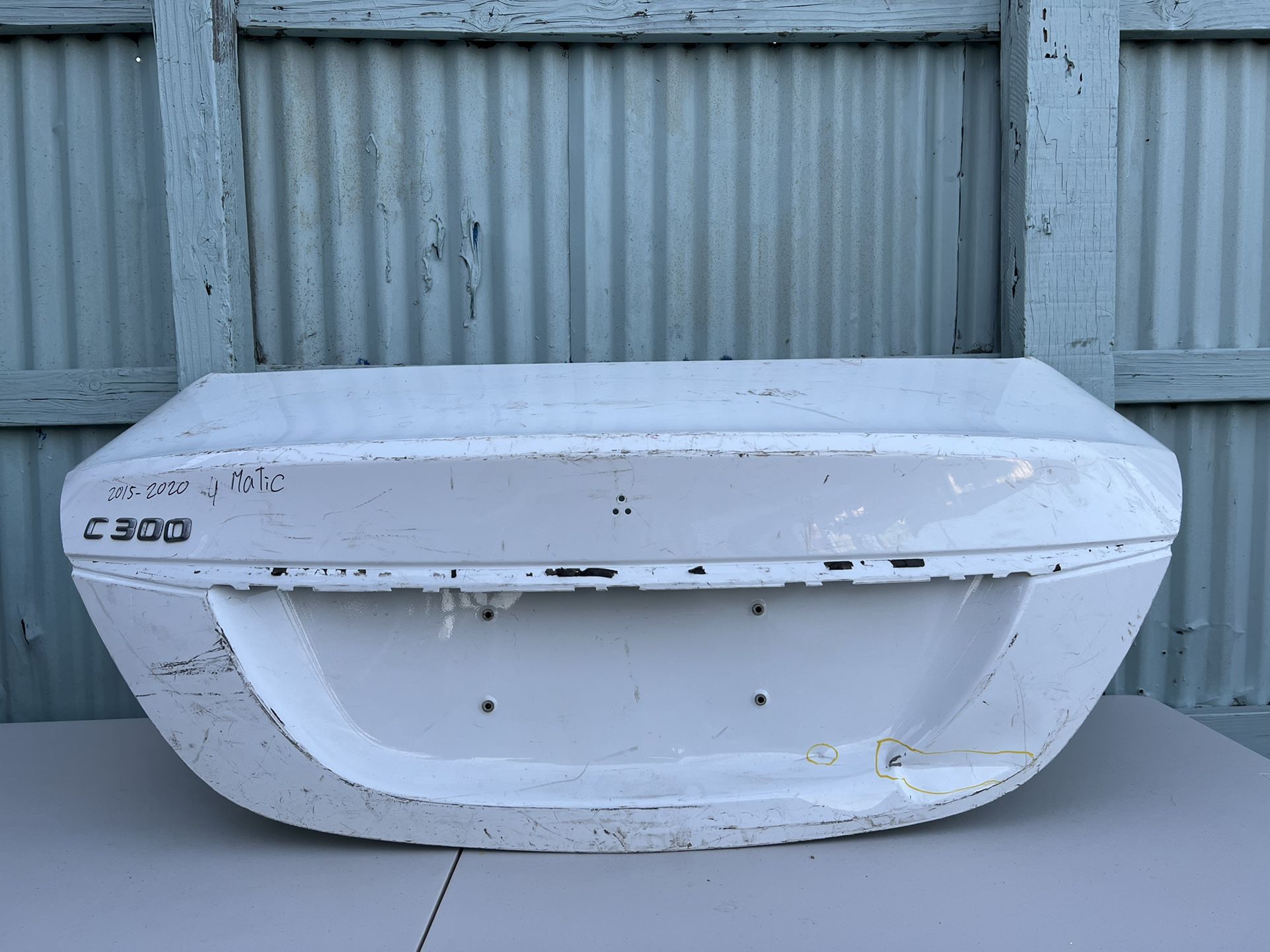 2015-2020 MERCEDES-BENZ C300 4 MATIC TRUNK OEM