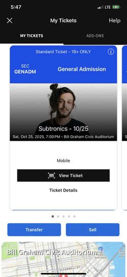 Subtronics 1 Ticket Pass