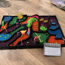 kids tabletop / floor mini-golf set