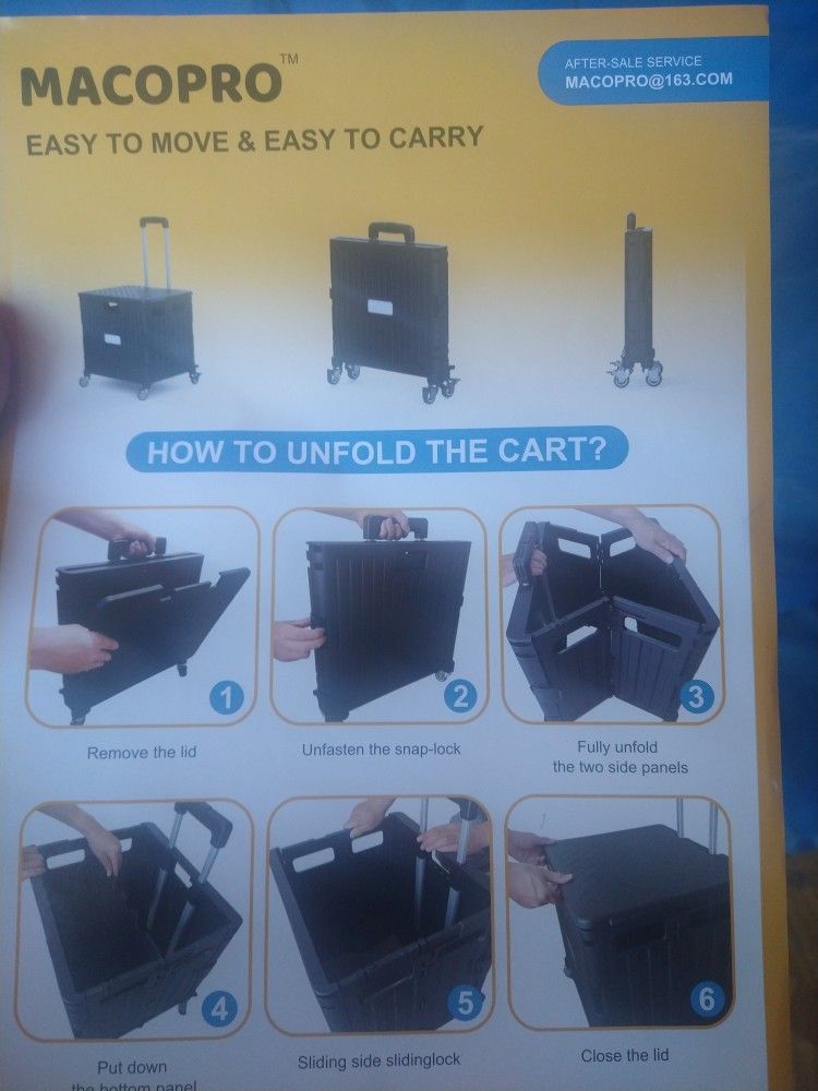 Macpro Black Utility Cart