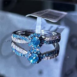 New Genuine Blue & White Diamond