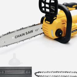 Cordless Chainsaw For DeWalt 20v Battery, 12" Chain Saw (Battery Not Included)