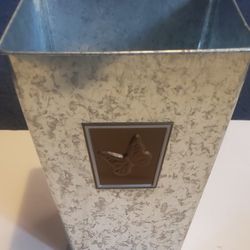 Punched Metal Butterfly Planter