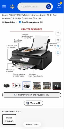 Canon PIXMA All in One Printer