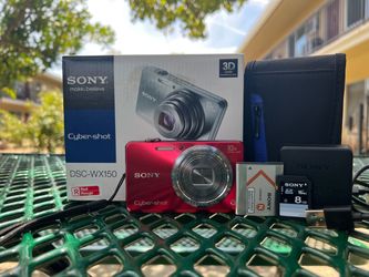 Sony Cyber-shot DSC-WX150 18.2MP Digital Camera - Red
