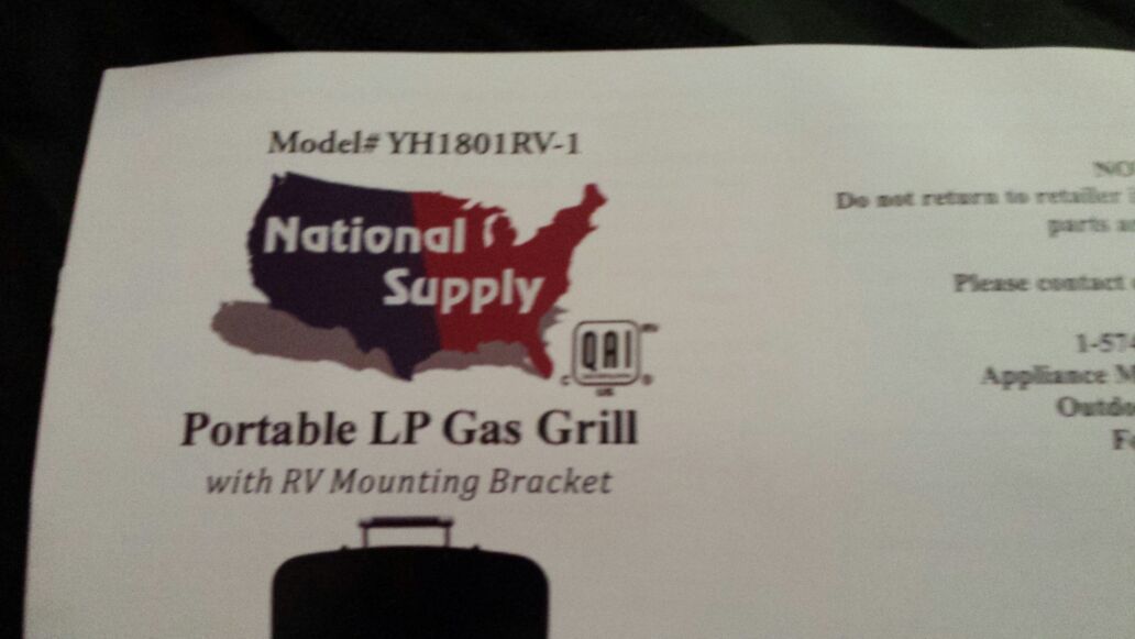 SPECIAL PRICE TODAY ONLY!!National supply YH1801RV1 portable LP gad