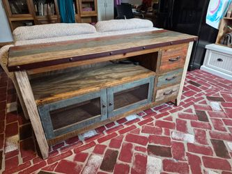 Tv / behind sofa console table