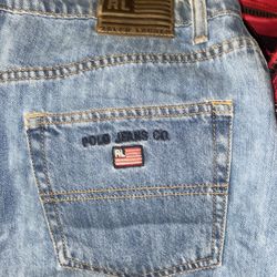 Vintage Denim Polo Skirt