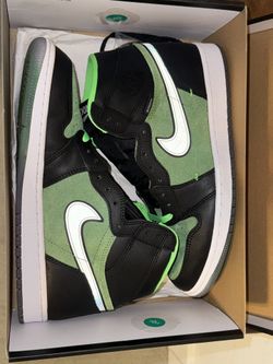 Air Jordan 1 High Zoom Zen Green Sz 10M