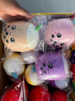 Squishy boba and strawberry