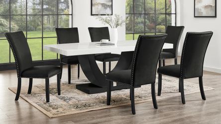 Dining set larry black 🚛🥸😎🤓😘