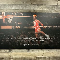 Michael Jordan- Chicago Bulls Motivational Canvas Print