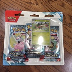 Pokemon Journey together blister - 3 Packs
