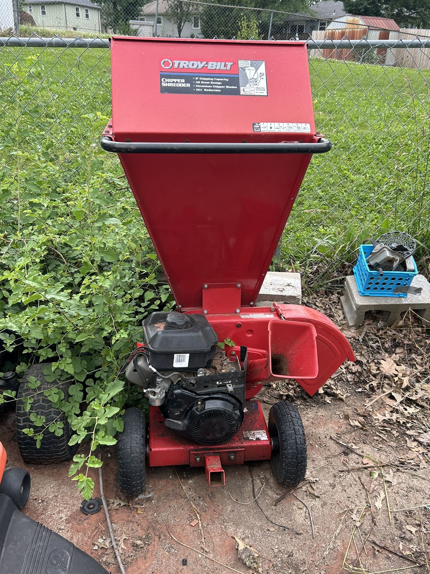 Wood Chipper For Parts