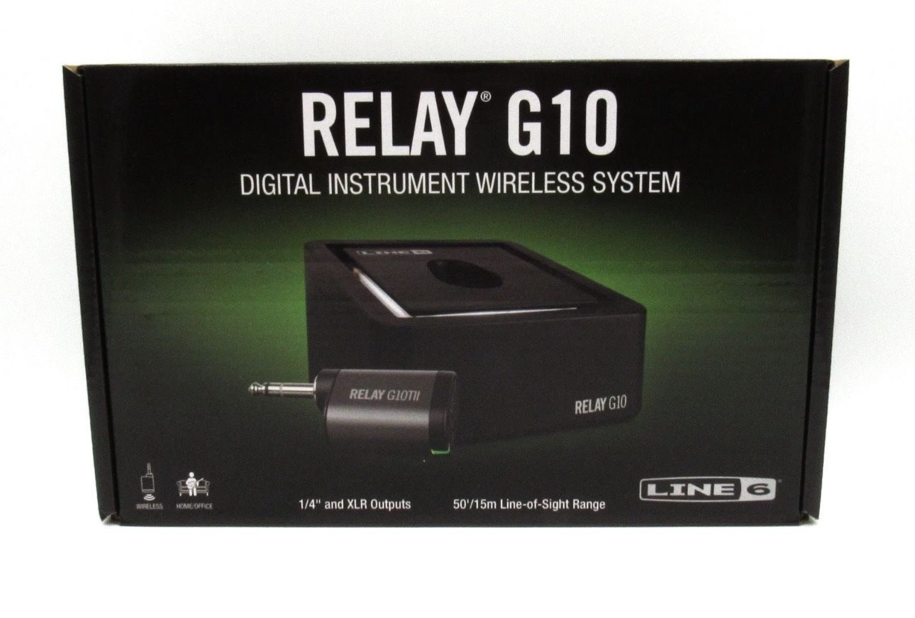 Line 6 Relay G10 Digital Instrument Wireless System 1/4" Guitar NEW