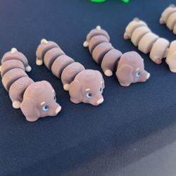 3D Printed Dachshunds Articulated 