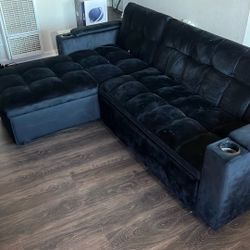Black Sofa Bed 