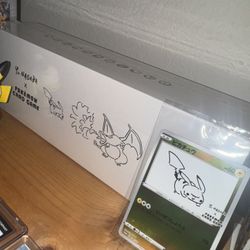 Sealed Yu Nagaba x Pokemon Box w Sealed Pikachu 