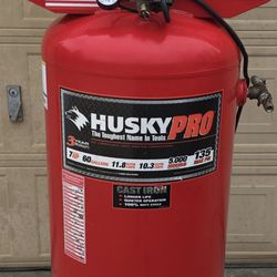 60 Gallon HusKyPro 6 Hp 135 psi Air Compressor