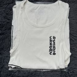 White Chrome Hearts Tank Top