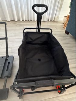 Folding Wagon + Foldable Platform Cart