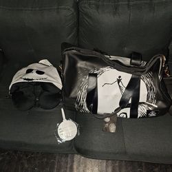 Nightmare before Christmas travel luggage bag