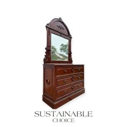 Dresser Cabinet With Mirror