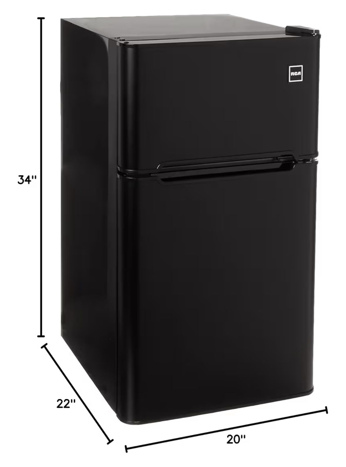 3.2 Ft Mini Fridge (freezer and fridge combo)