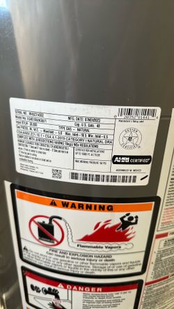 40 gallon water heater